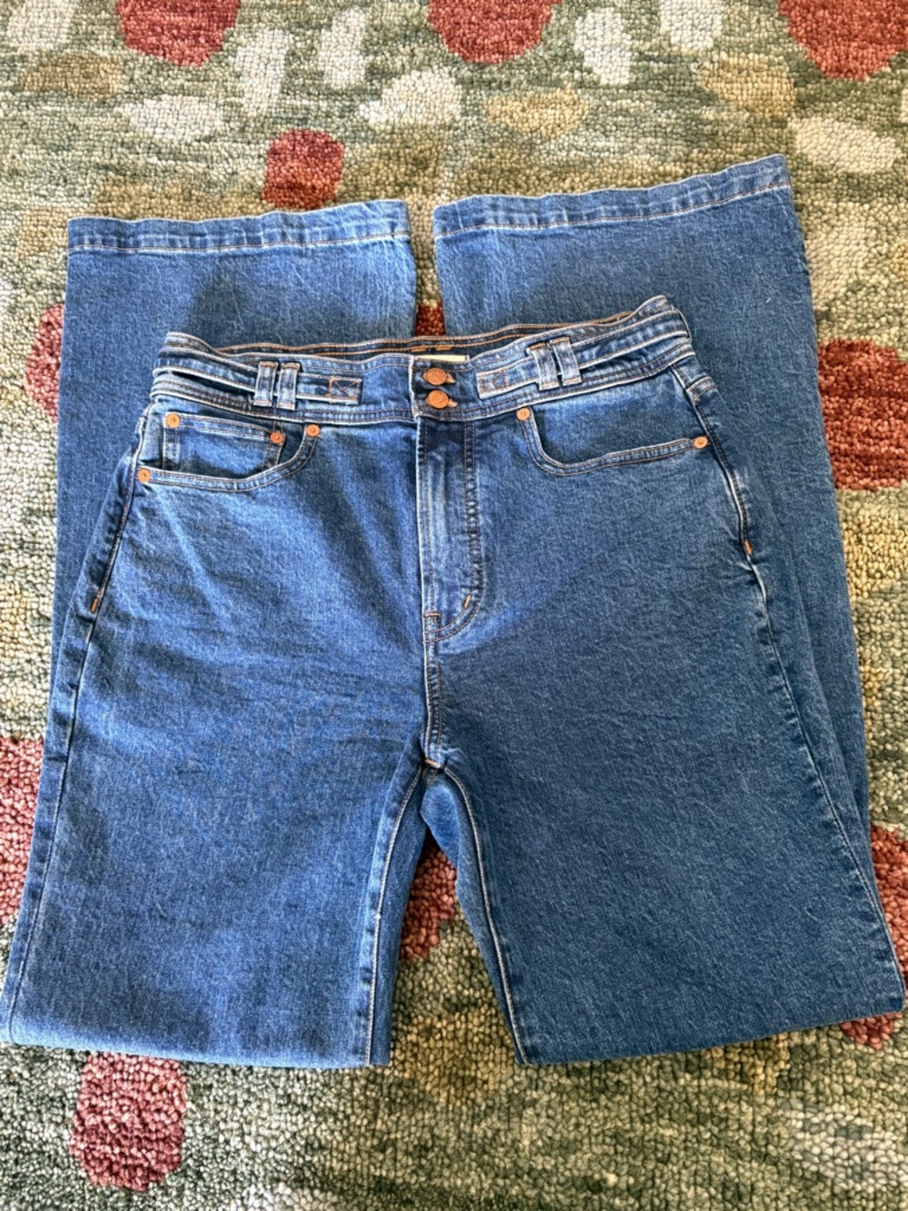 MADEWELL JEANS WOMENS 28 BLUE THE PERFECT VINTAGE FLARE JEAN LIKE NEW - Picture 5 of 16